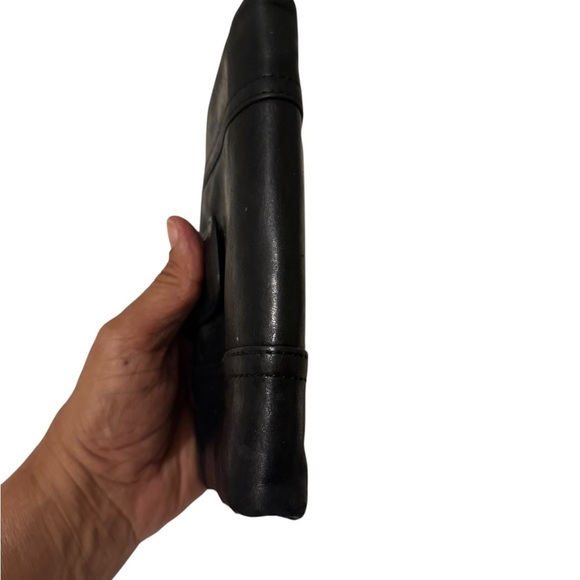 Fossil Black Leather women's vintage wallet in great condition soft with zipper - Picture 8 of 14